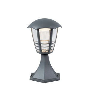 Moderní venkovní lampa tmavě šedá 30cm včetně LED - Mara