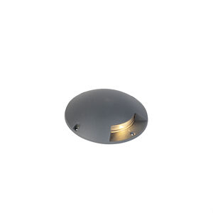 Moderní kulatý broušený bod tmavě šedý vč. LED 1W - Pod