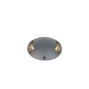 Moderní kulatý broušený bod tmavě šedý vč. LED 2W - Pod